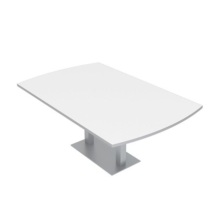 Skutchi Designs 45.25 in W, 84 in L, 29 in H, Engineered Wood Top, White HAR-AREC-4684-DOU-09